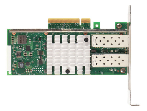 Adaptador De Placa De Rede Pcie Para Servidor De 10 Gbps 2 P