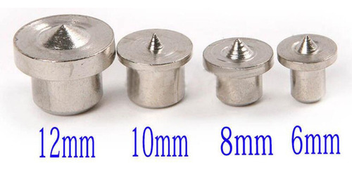 Juego De 8 Puntas De Madera Con Clavija Central De 6 Mm A 13