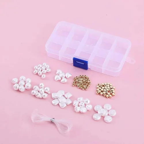 comprar Set Cuentas De Bisuteria (perlas Artificiales) Para Pulseras