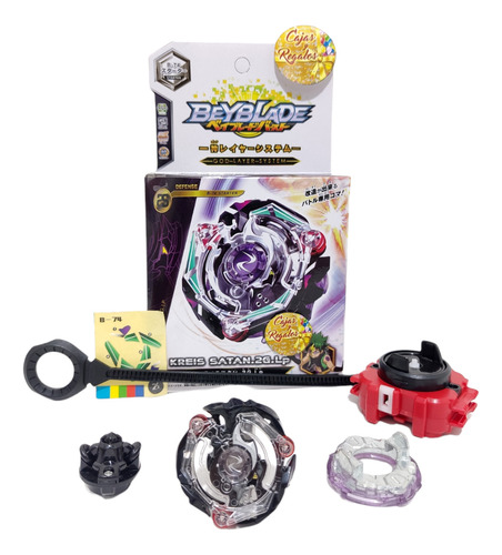 Beyblade Kreis Satan Trompo Con Lanzador Juguete