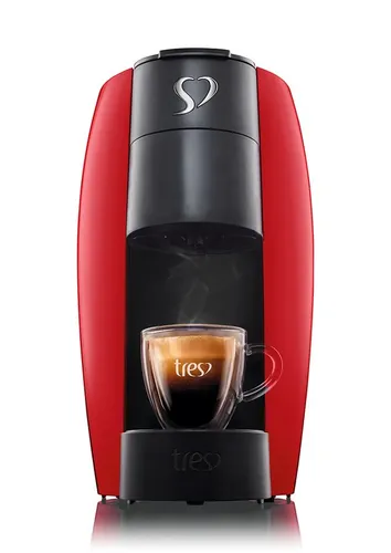 comprar Cafeteira 3 Corações Lov Espresso Automática Vermelha 220v