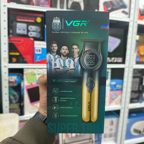 VGR cortadora de pelo V-990 negra 220V
