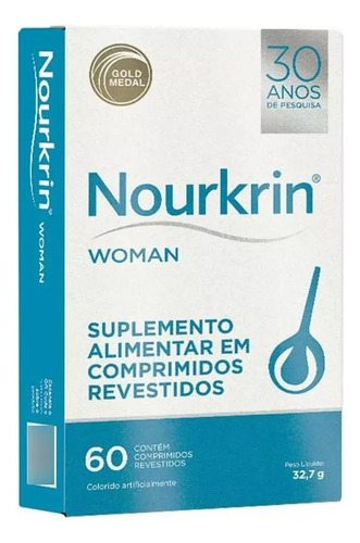Nourkrin Woman 60cps Theraskin Sabor Sem Sabor Sem Sabor