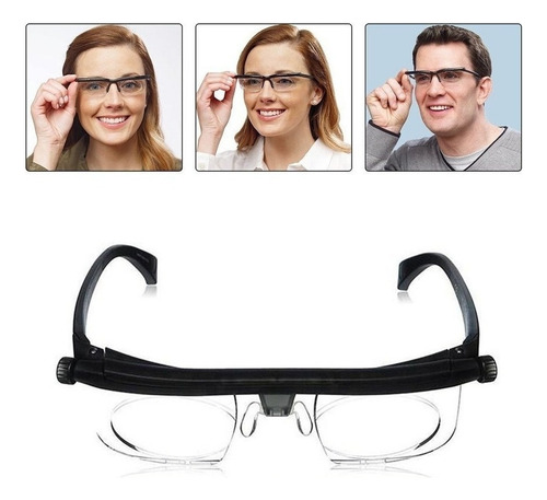 Gafas De Miopía Lectura De Lentes De Fuerza Ajustable, 5 Pie