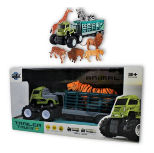 Juguete Camión Animales  Carretilla Tiranosaurio Para Niños