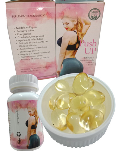 Push Up  Suplemento Para Las Mujeres Pack 2 Meses 120 Cap.