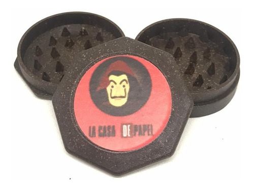 Kit Bolador 110 Mm King Size + Dichavador Coco 3 Partes Fumo