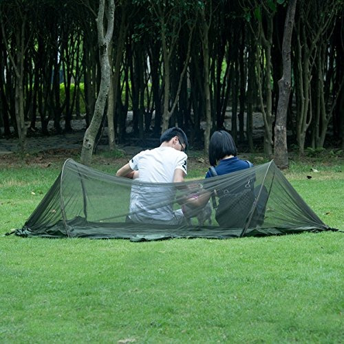 Isyoung Hamaca Paraguaya Doble Mosquitero Tela Paracaídas