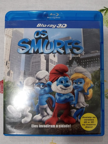 Imagem 2 de 3 de Os Smurfs 1 E 2 - 2d/3d - Blu-ray
