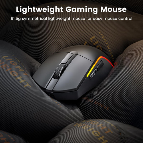 Redragon M816-pro Wireless Gaming Mouse, 26k Dpi Tri-mode 61