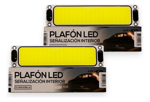 Plafon Luz Led Interior Tecla On Off 9-36v 10w Kit X2