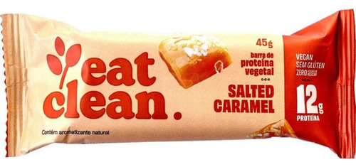 Barra De Proteína Vegana Eat Clean - Salted Caramel - 45 G