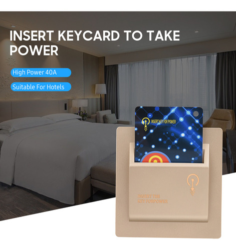 Hotel Energy Saver: Insira O Cartão-chave Para O Interruptor