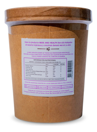 Bees & Health- Miel Cruda 1 Kilo