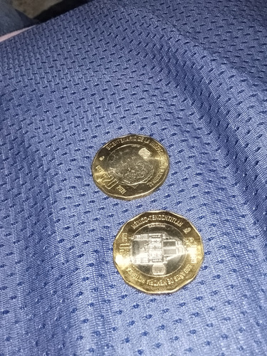 2 Monedas De 20 Pesos Conmemorativas En $10.000