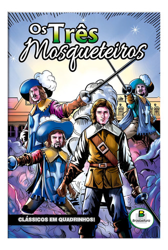 GIBI Clássicos: Três Mosqueteiros, Os, de Brijbasi Art Press Ltd. Editorial Brasileitura em português, 2019