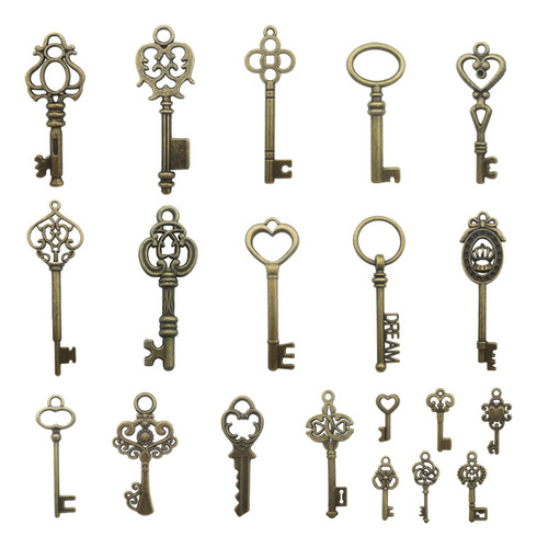 Dije De Llave Estilo Vintage Para Manualidades Diy