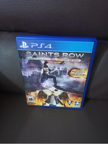 Saints Row Iv Re Elected Y Gat Out Of Hell Juego De Ps4 