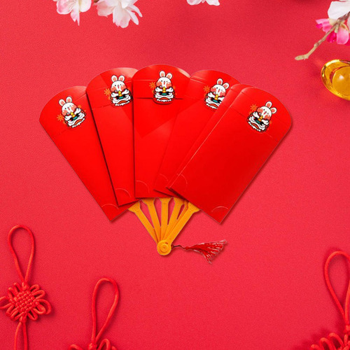 3 Conjunto De Sobres Rojos Brillantes Para Fiestas 3 Piezas