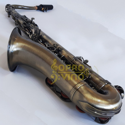 Sax Tenor Sib Envelhecido Escovado Dolphin