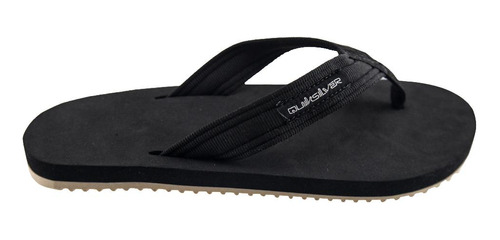 Chinelo Quiksilver Layback Gun Preto - Masculino