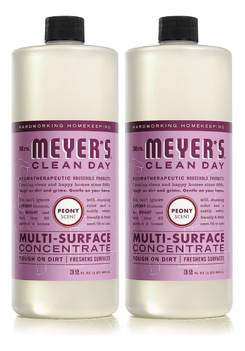 2 Pack Limpiador Concentrado Multisuperficie Peonía De 32oz