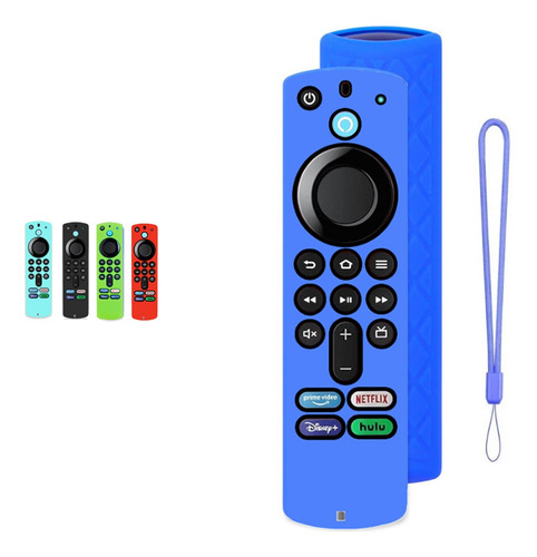 Funda Control Para Amazon Fire Tv Stick 4k Alexa Case Azul