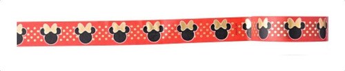 Fita Adesiva Washi Tape Mickey E Minnie Vermelho Minnie