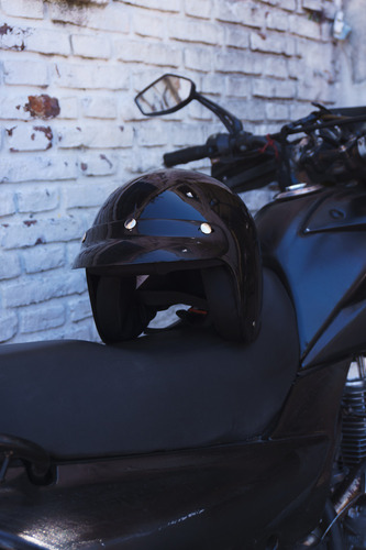 Casco Abierto Vertigo V10 Fluid Negro