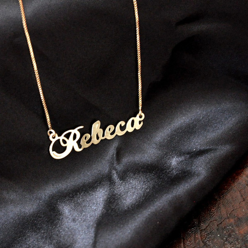 Colar Corrente Com Nome Personalizado - Rebeca