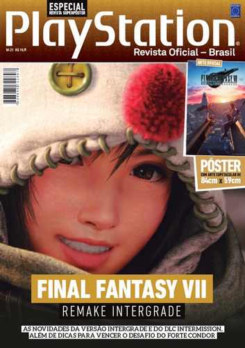 Superpôster PlayStation - Final Fantasy VII Remake Integrade, de a Europa. Editora Europa Ltda., capa mole em português, 2021