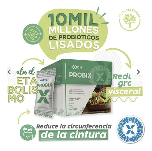 Probix Realza Tu Comida, Tu Salud, Reduce Medidas X 28 Unid.