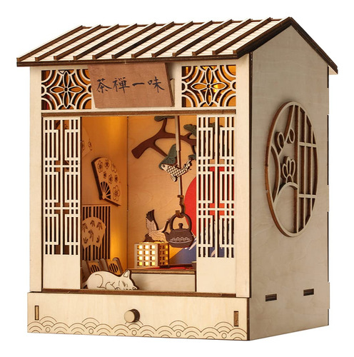 Casa De Muñecas Lintebee 3d Wooden Puzzle Diy Dollhouse Book