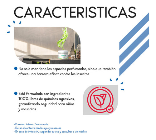 Repelentes De Mosquitos Insectos Diler Natural En Gel No Toxico Para Ambiente Aroma Fresco De Citronela