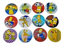 Comprar Colección 12 Mega Tazos De Los Simpson 2012 Flocks Peluche