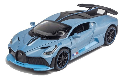 Modelo De Coche De Aleación Bugatti Divo Con Luces Y Hijo 