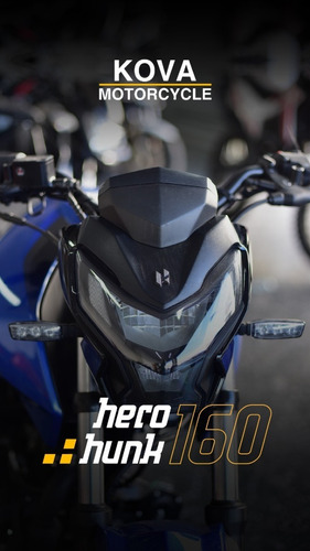 Imagen 1 de 14 de Hero Hunk 160r Kova Motorcycle Concesiona Oficial En Lanus