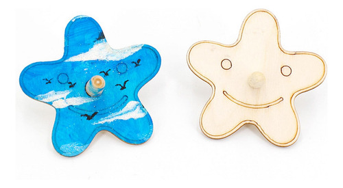 30 Piezas De Madera Sin Terminar Top, Kids Gyro Toys,