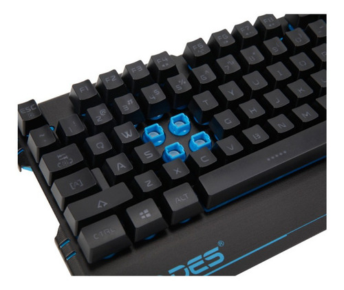 Teclado Gamer Sades Referencia Neo Blademail Mecanico Color del teclado Negro