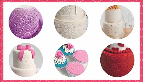 Set De 8 Láminas Texturadoras Decorativas Parpen