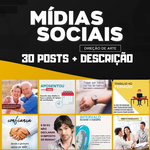 30 Posts Para Advogados - Facebook E Instagram