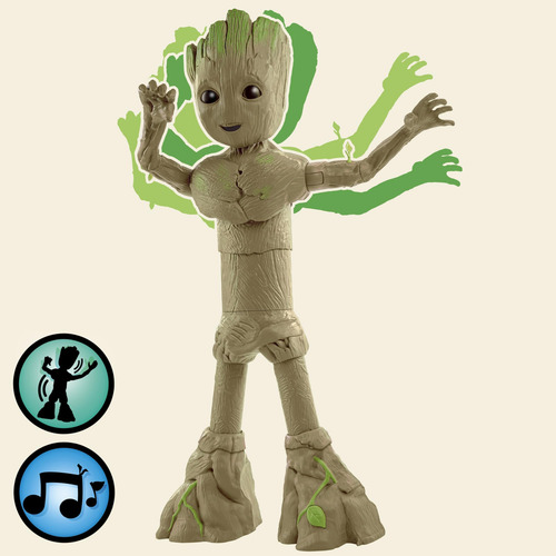 Boneco De Ação Marvel Studios I Am Groot Groove 'n Grow 45.7