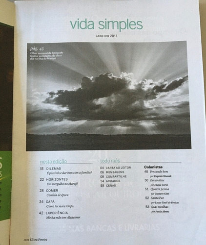 Revista Vida Simples - Edição 179 (Usado)