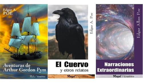 Lote X 3 Libros - Edgar Allan Poe 