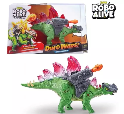 Dinossauro Robô Alive Dino Wars Stegosaurus - Candide