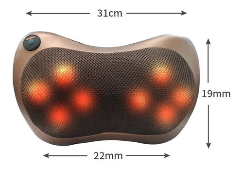 Imagen 3 de 3 de Almohada Masajeadora Para Cuello Y Espalda