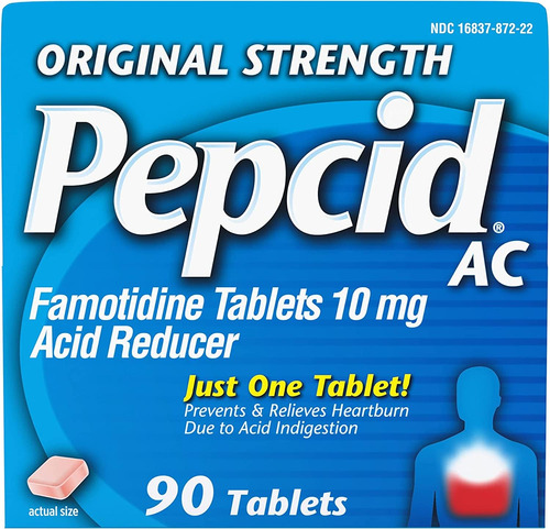 Pepcid Ac Tablets Original Strength 90 Comprimidos (paquete 