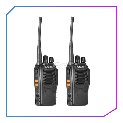 Imagen 5 de 9 de Radio Walkie Talkie Comunicacion Motorola Retevis Baofeng X2