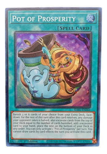 Yugioh Tcg Pot Of Prosperity Super Raro Original Konami