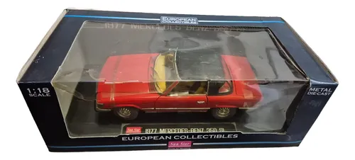 Mercedes-benz 350 Sl Soft 1977 Vermelho Sun Star 1/18 (ler